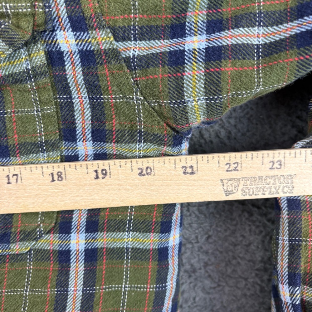 Levis Mens Sherpa Lined Flannel Shirt Jacket Medium Distressed Bleached - Picture 5 of 9